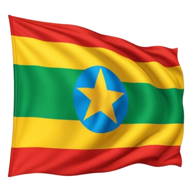 etiopien flag sticker