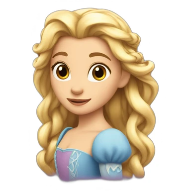 Princesse raiponce sticker