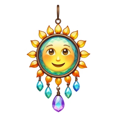 Hanging Sun-catcher sticker