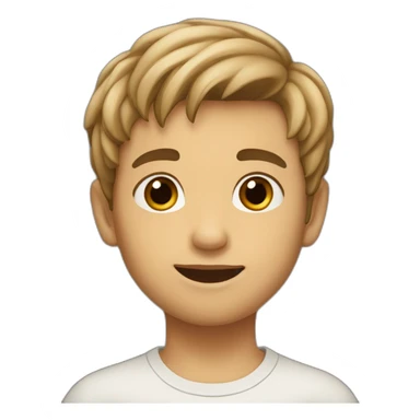 boy of five year, browm hair, browm skin, browm eyes sticker