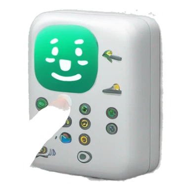 WhatsApp emoji hand control rc using aircond remote  sticker