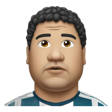 Fat maradona sticker