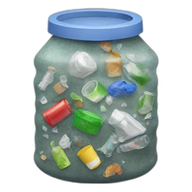 plastic waste sticker