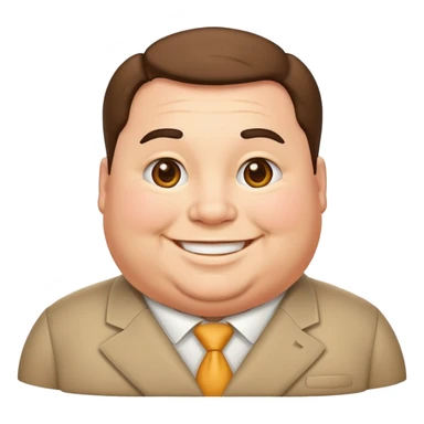 photorealistic fat official sticker