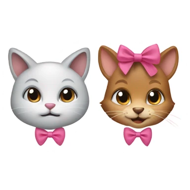 logo cat,squirrel,bow sticker