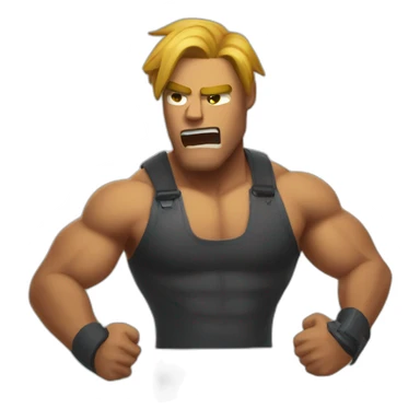 leon brawl star sticker