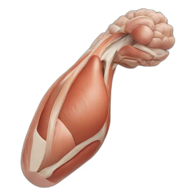 anatomical muscle sticker