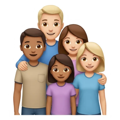 family of four sticker
