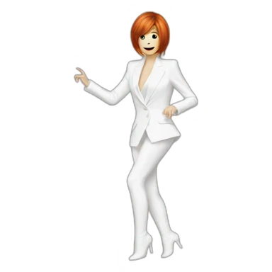Mylène farmer dancing suit sticker