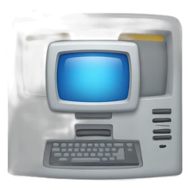 Computer with a edit program sticker