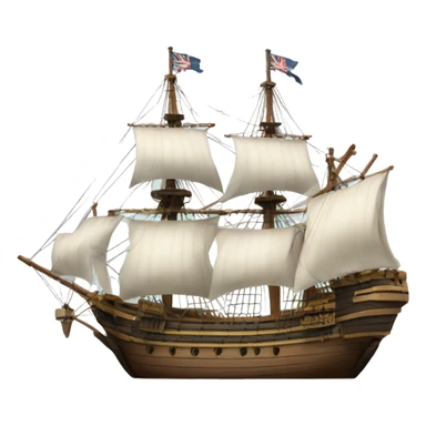 Mayflower ship sticker