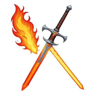 sword of flames sticker