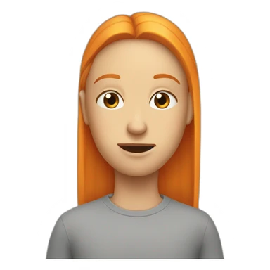 Emoji-suck-a-carot sticker