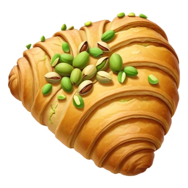 pistachio croissant  sticker