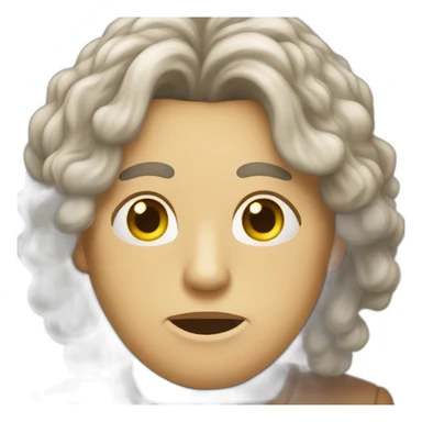 Quelqu’un triste qui enlève un masque sticker