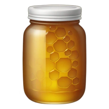 Jar of honey sticker