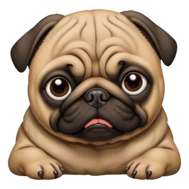 Pug morto sticker