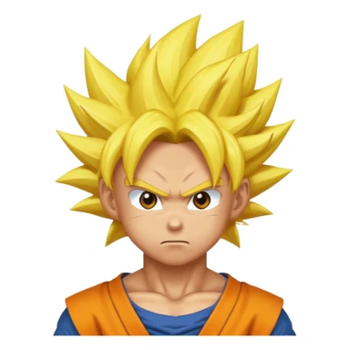 Goku super Sayayín sticker