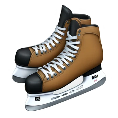 Hockey skates sticker