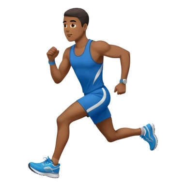 Morning Jogger black man sticker