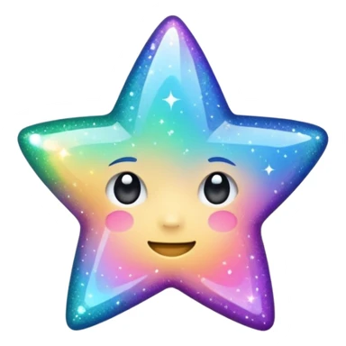 emoji like stardust sparkles for decoration sticker