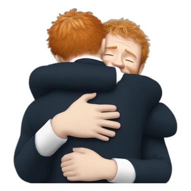 Ed sheeran hug Emmanuel macron sticker
