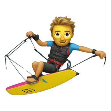 kitesurfing sticker