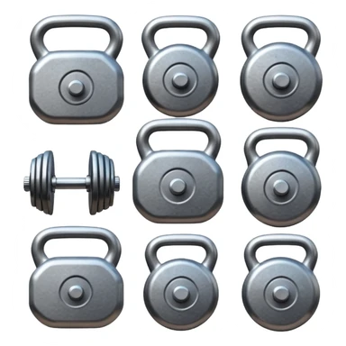 Pesos de academia  sticker