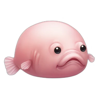 Blobfish sticker