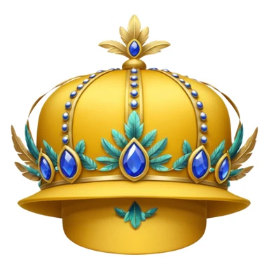 royal yellow hat sticker