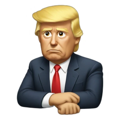 Hungover trump sticker