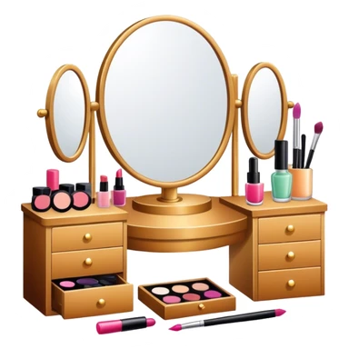 Makeup vanity  sticker