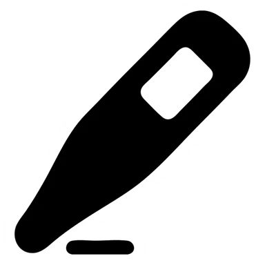 solid filled reading pen icon sticker