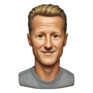 michael schumacher hyper realistic sticker