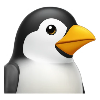 Pingouin avec bouclier sticker