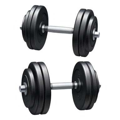a simple and plain gym dumbell sticker