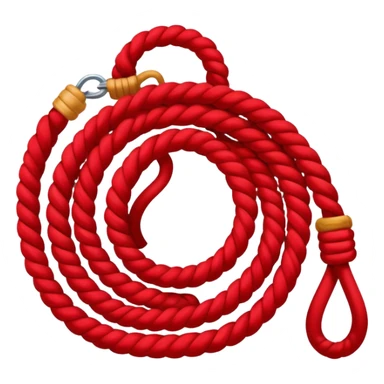 Red rope sticker