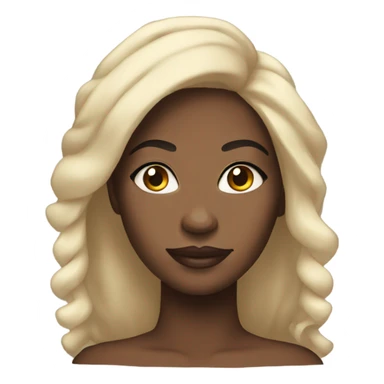 Black pretty woman sticker