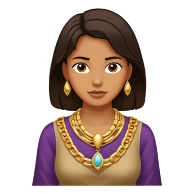 person living in desert just face, hair showing, heavy accessory sticker