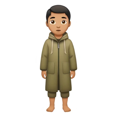 greenland citizen standing full scale sticker