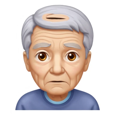 idoso confuso alzheimer sticker