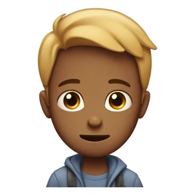 A sad boy with 3 fingers on each hand whos heart is broken sticker