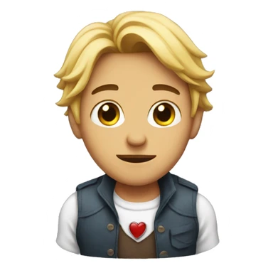 Stolen heart sticker