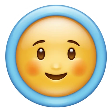 Circulo celeste claro con un visto en el centro blanco sticker