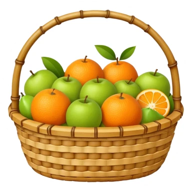 bamboo-basket fruit sticker