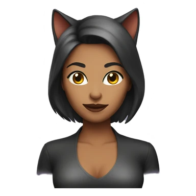 Cat women sticker
