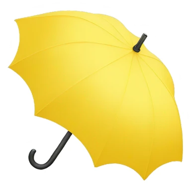 Yellow umbrella  sticker