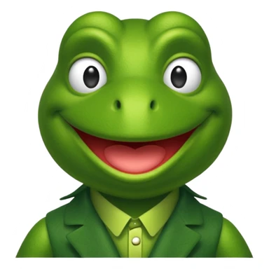 Kermit the frog sticker