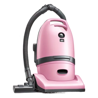 Pale pink vacuum cleaner sticker