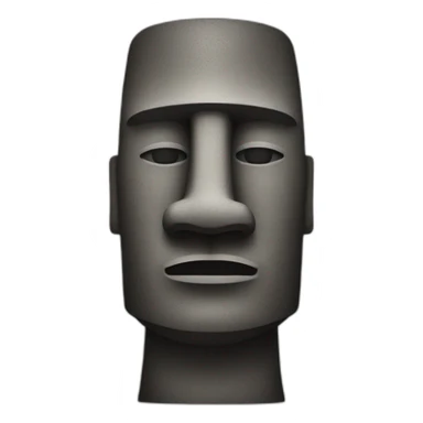 moai statue respect sticker